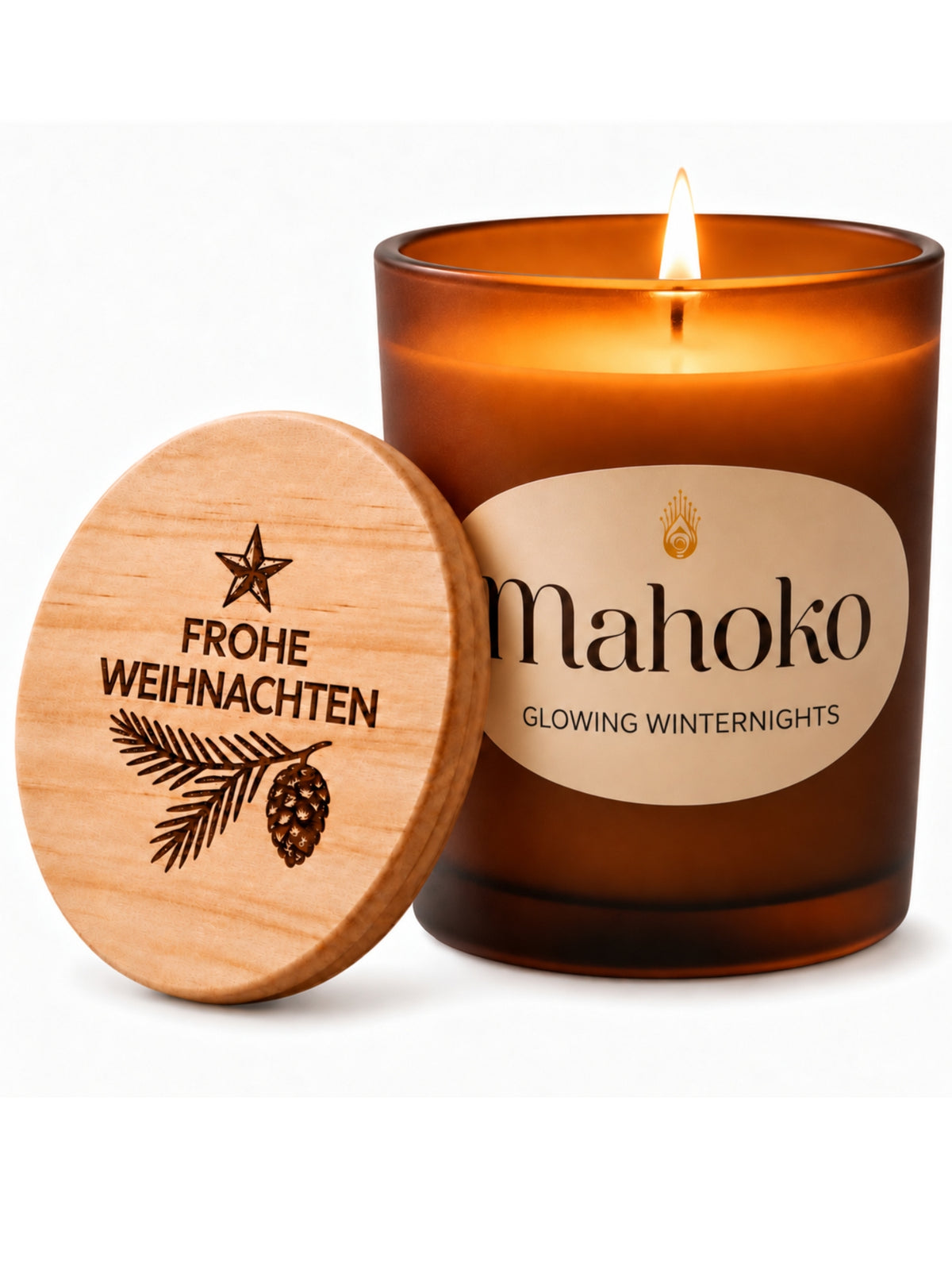 Duftkerze "FROHE WEIHNACHTEN"
