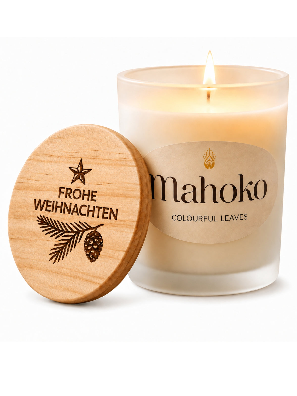 Duftkerze "FROHE WEIHNACHTEN"