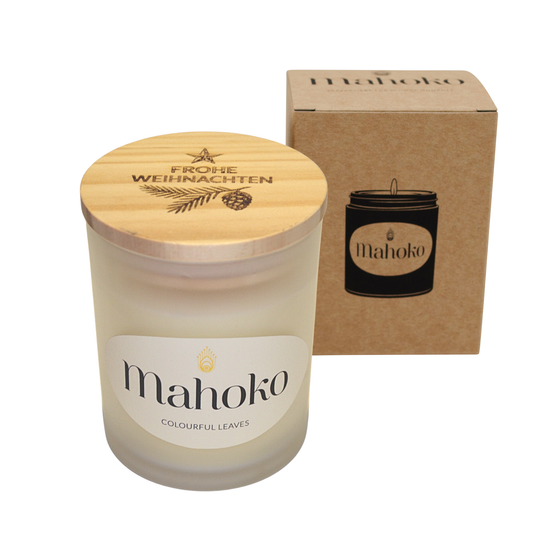 Duftkerze Frohe Weihnachten