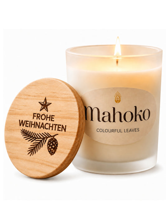 Duftkerze "FROHE WEIHNACHTEN"